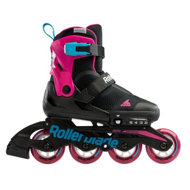 Rollerblade Inline Skates Microblade Free (Wheels: 72mm/80A, Bearings: SG3) black/pink Kids